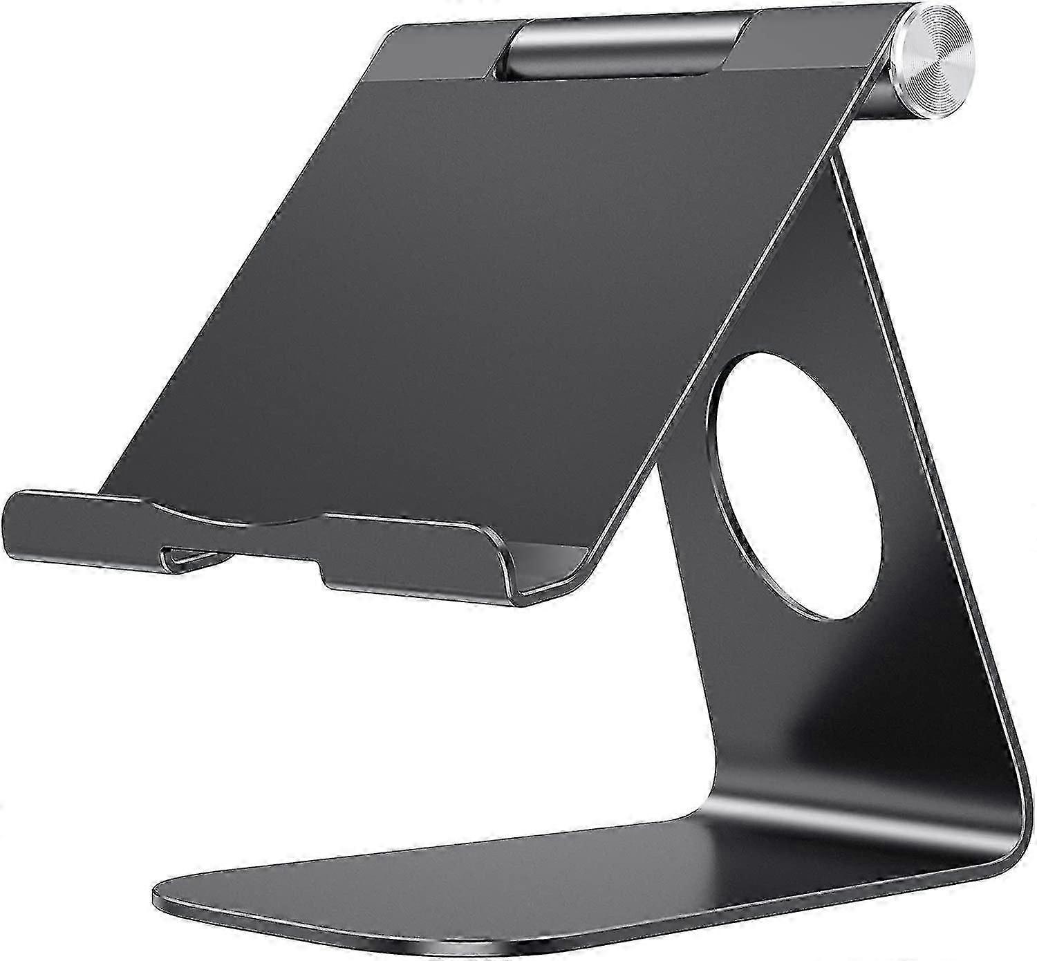 Adjustable tablet stand, ipad stand, desktop aluminum tablet base stand [MI]