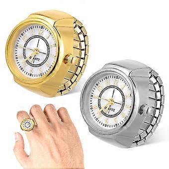 Digital Finger Ring Watch for Decoration 2Pcs Alloy Ring Watches Vintage Style