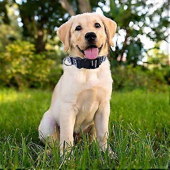 Timos dog collar, suitable for small and medium sized dogs, adjustable soft dog collar with