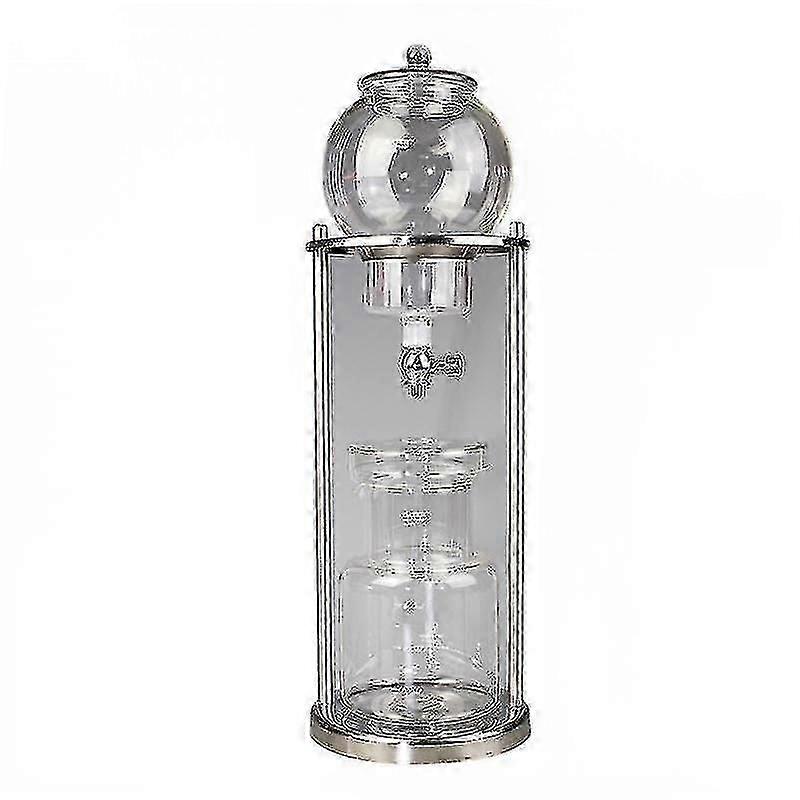 600ml Water Drip Coffee Maker Reusable Coffee Pot Ice Cold Brew Machine