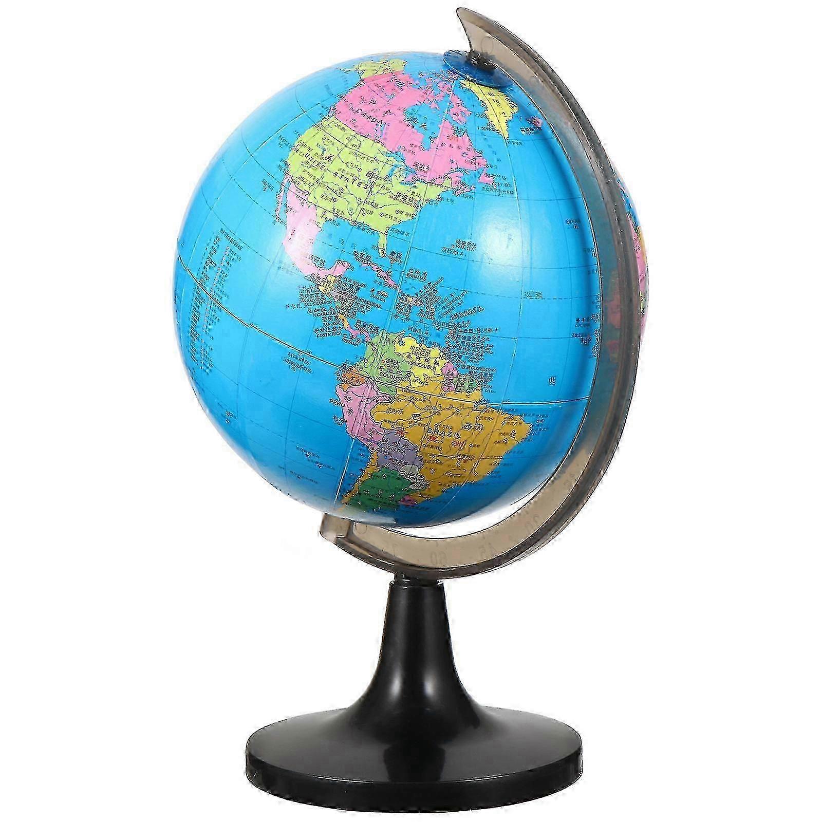 Stable Plastic Globe With Verified Country Names