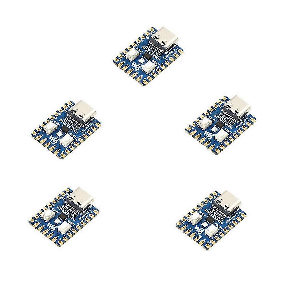 5 Pcs Rp2040-zero Rp2040 For Microcontroller Pico Development Board Module Dual-core M0+ Processor