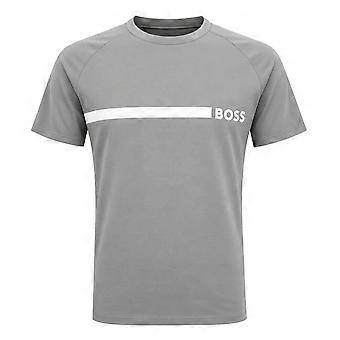 Herre Hugo Boss Fritidstøj Hugo Boss Herre Grå Slim Fit T-shirt