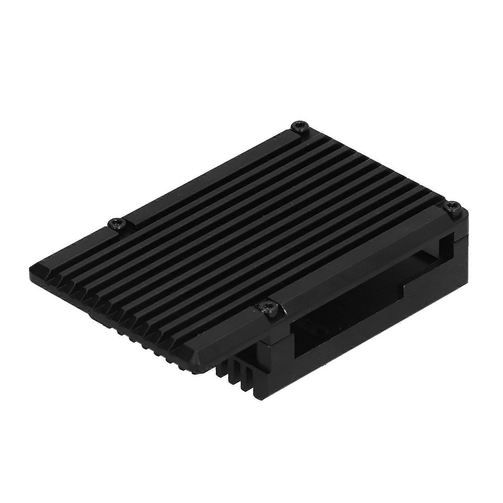 Case for Raspberry Pi 3 Model B B+ Black Aluminum Alloy Anodic Oxidation CNC Shell