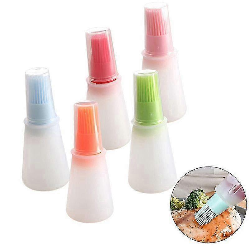 5-Pack Heat-Resistant Oil Basting Bottle