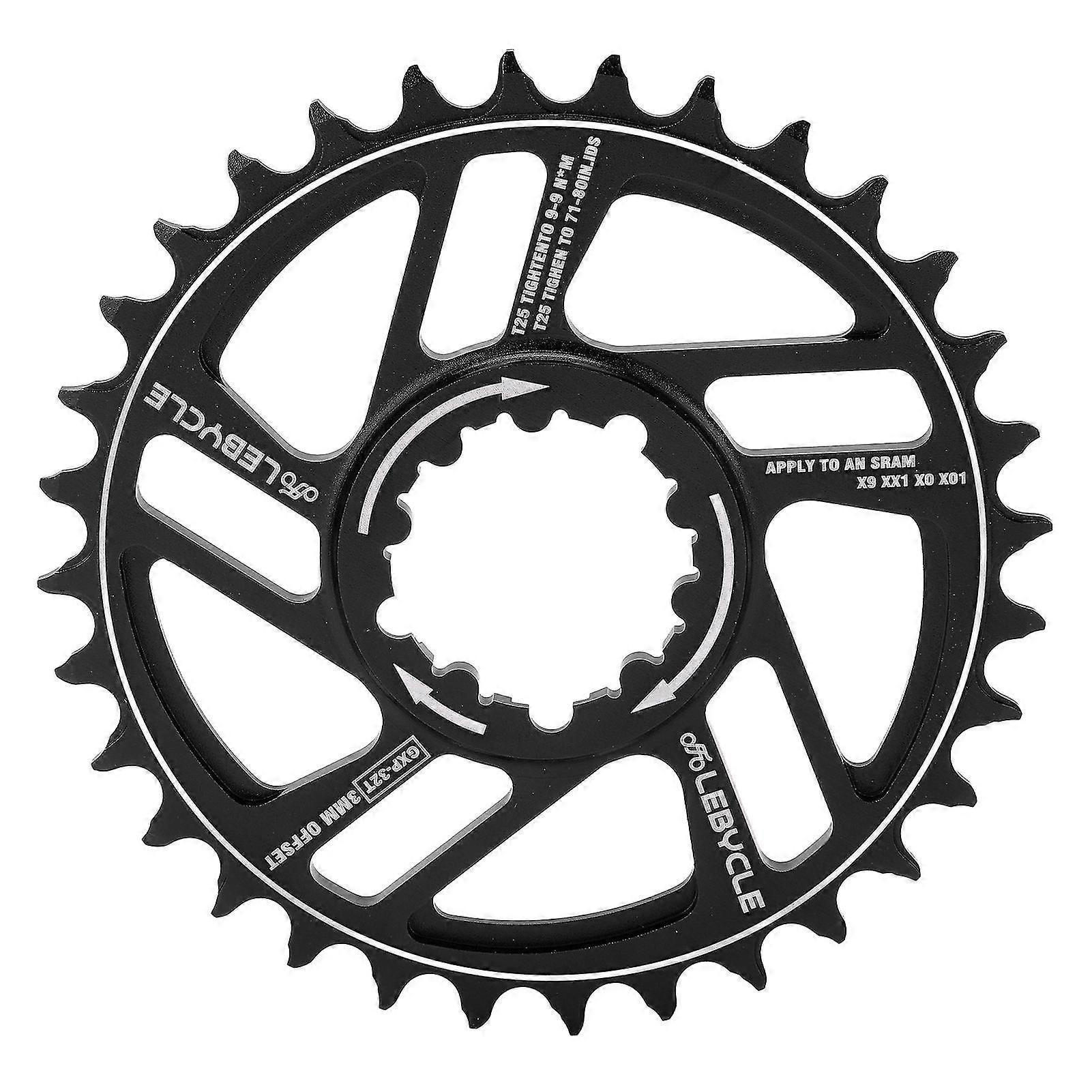 32T Aluminium GXP Chainring Anodised