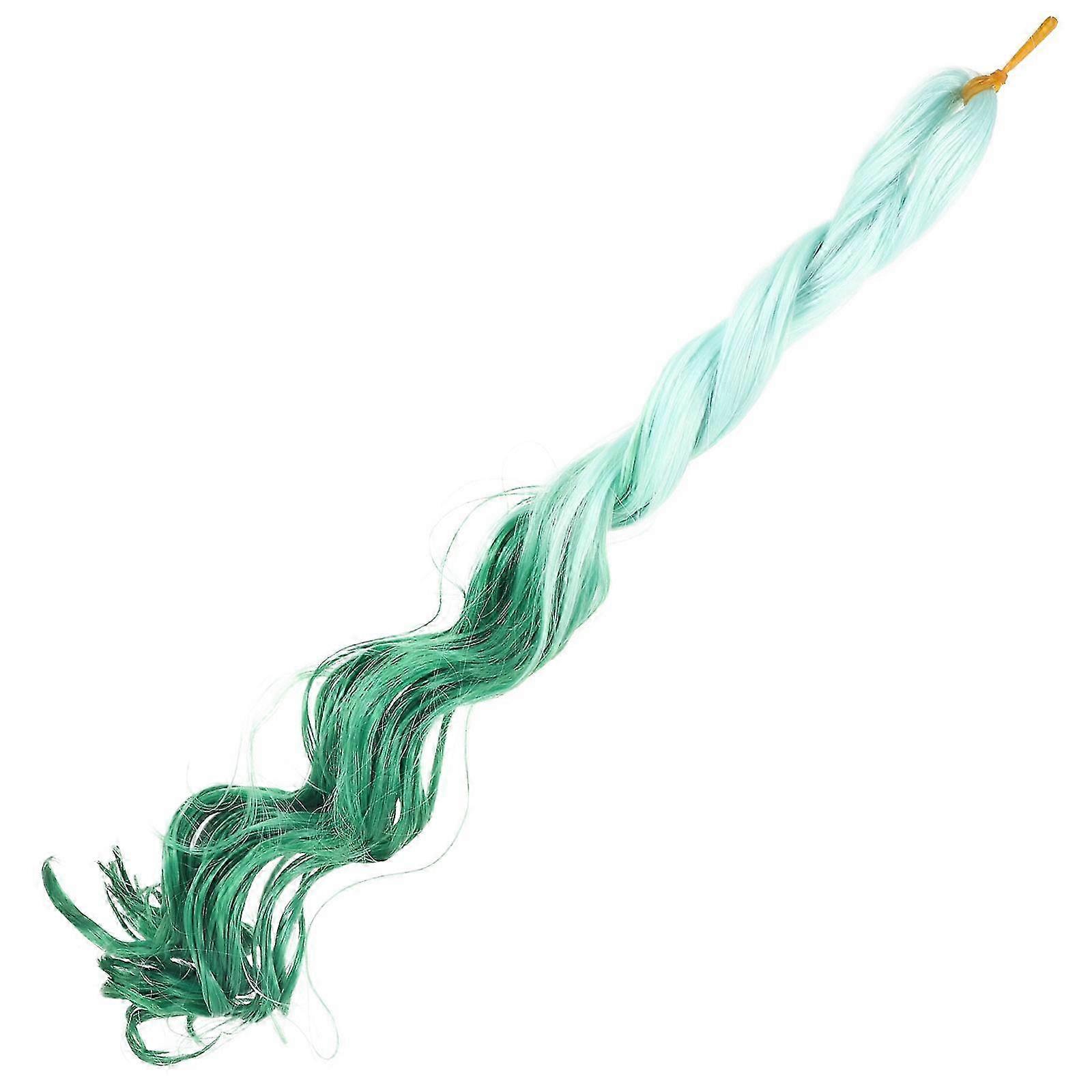 Green Dreadlock Extension Wig compatible with Decoration with Braids