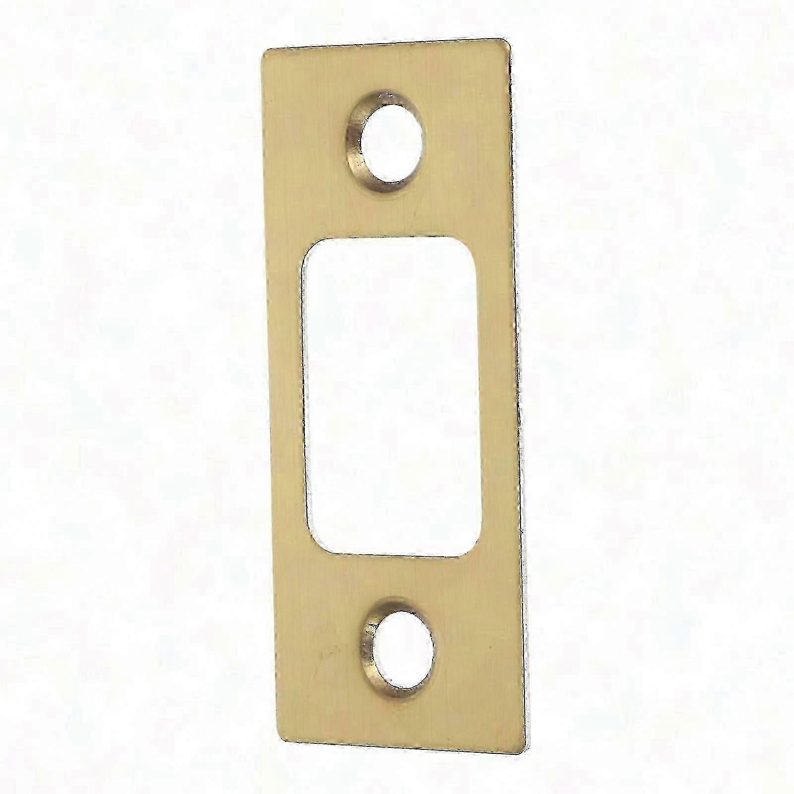 Reinforced Golden Stainless Strike Plate
