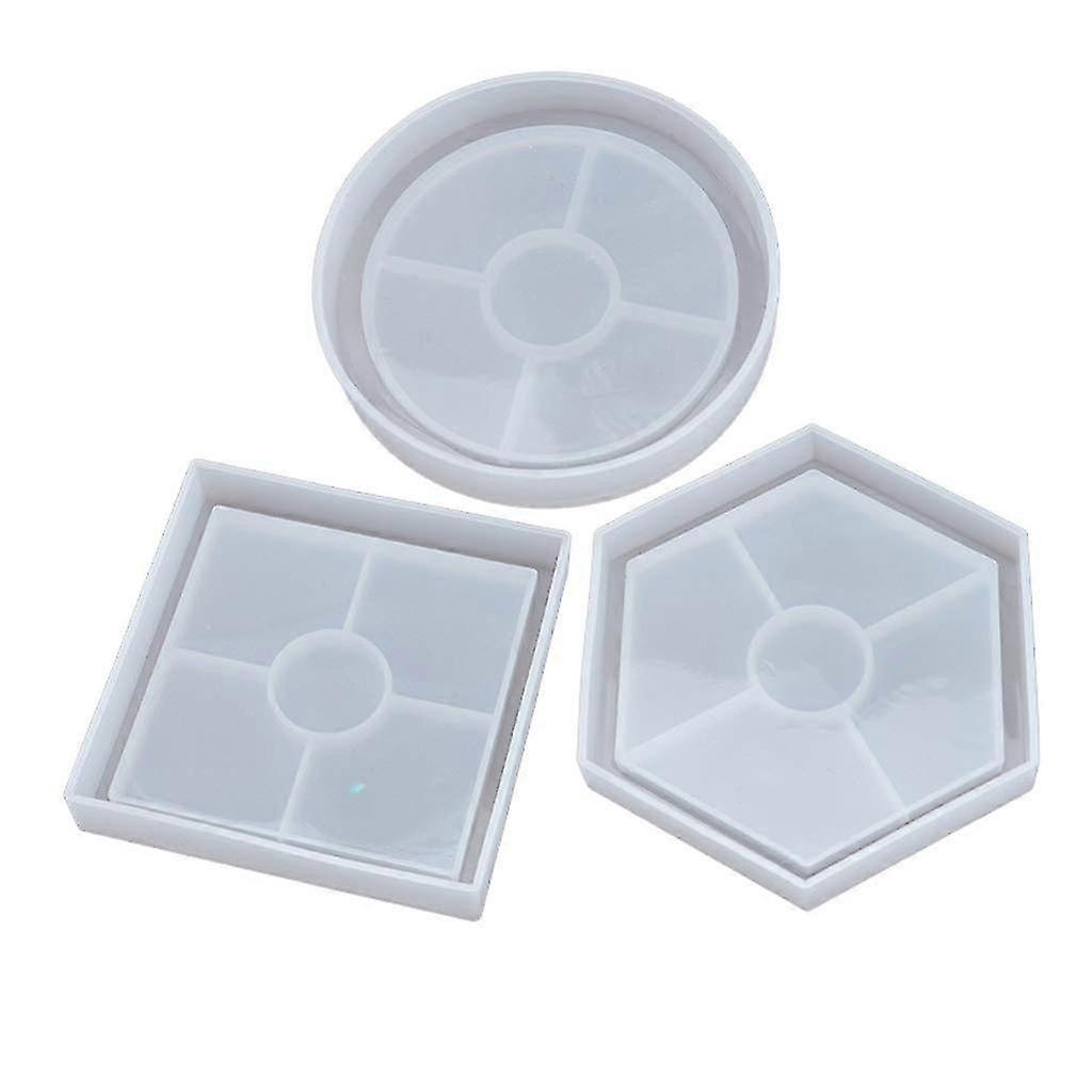 Flexible Round Square Resin Molds