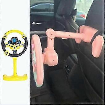 Interactive Steering Wheel Toy with Lights and Sounds, Educational for Kids Car Travel_Esz3