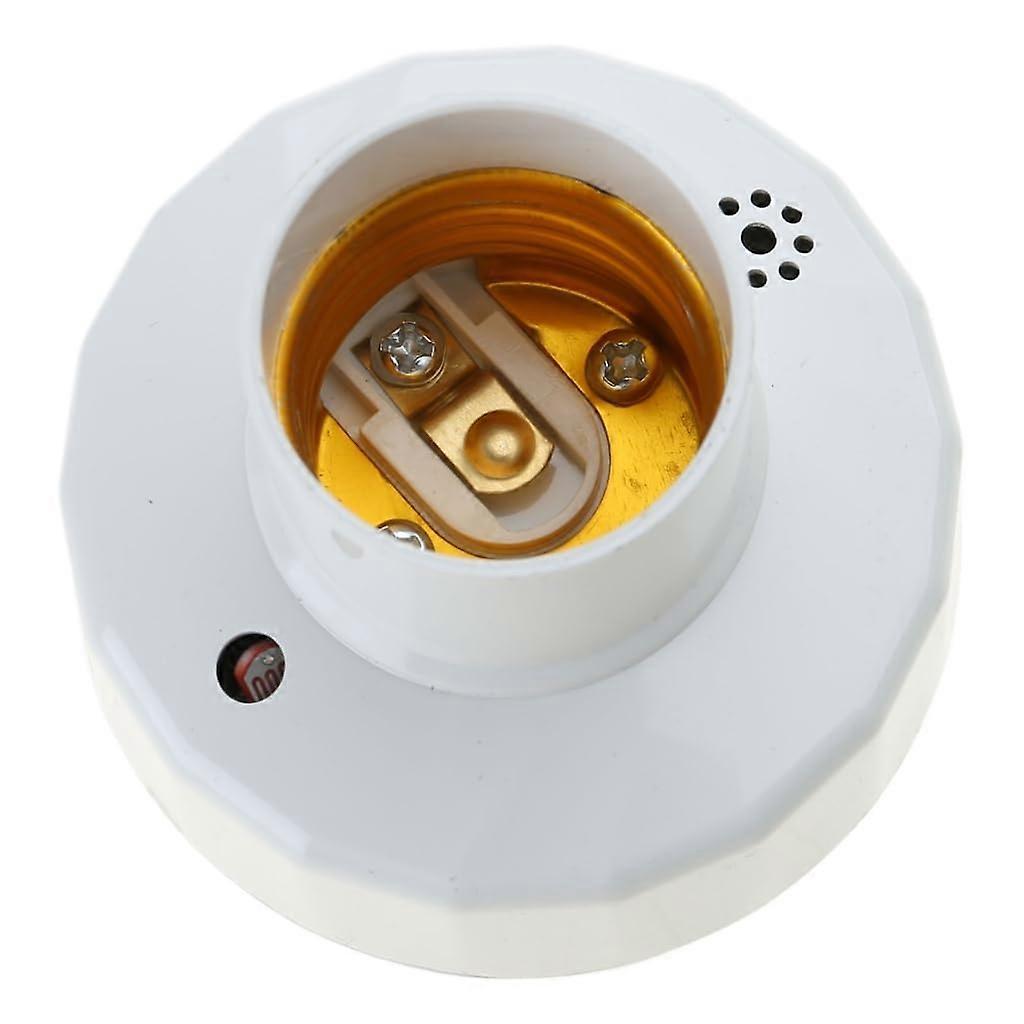 Motion Sensor Light Socket E27 Lamp Holder with Adjustable Delay Timer for Home Garage Lighting