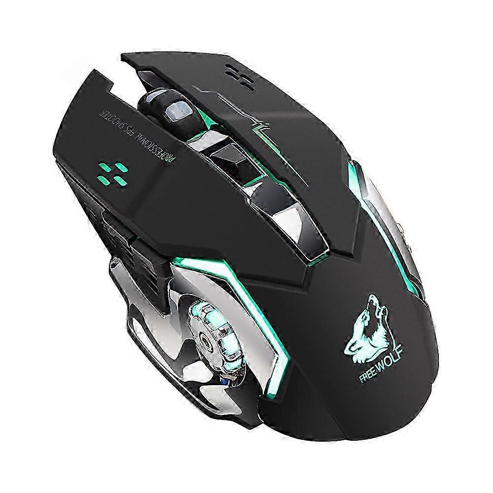 Ergonomic Silent 2400DPI 6-Key Wireless Mouse