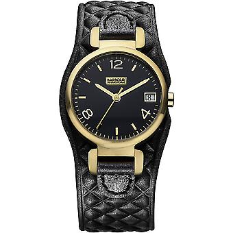 Barbour international-hayle Swiss Quartz Analog Woman Watch with BB001BKBK Cowskin Bracelet