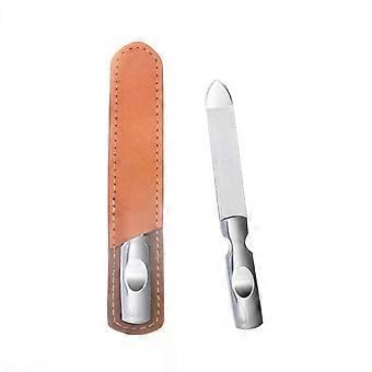 Double Sided Nail Files Stainless Steel Manicure Pedicure Grooming for Professional Finger Toe Care Tools