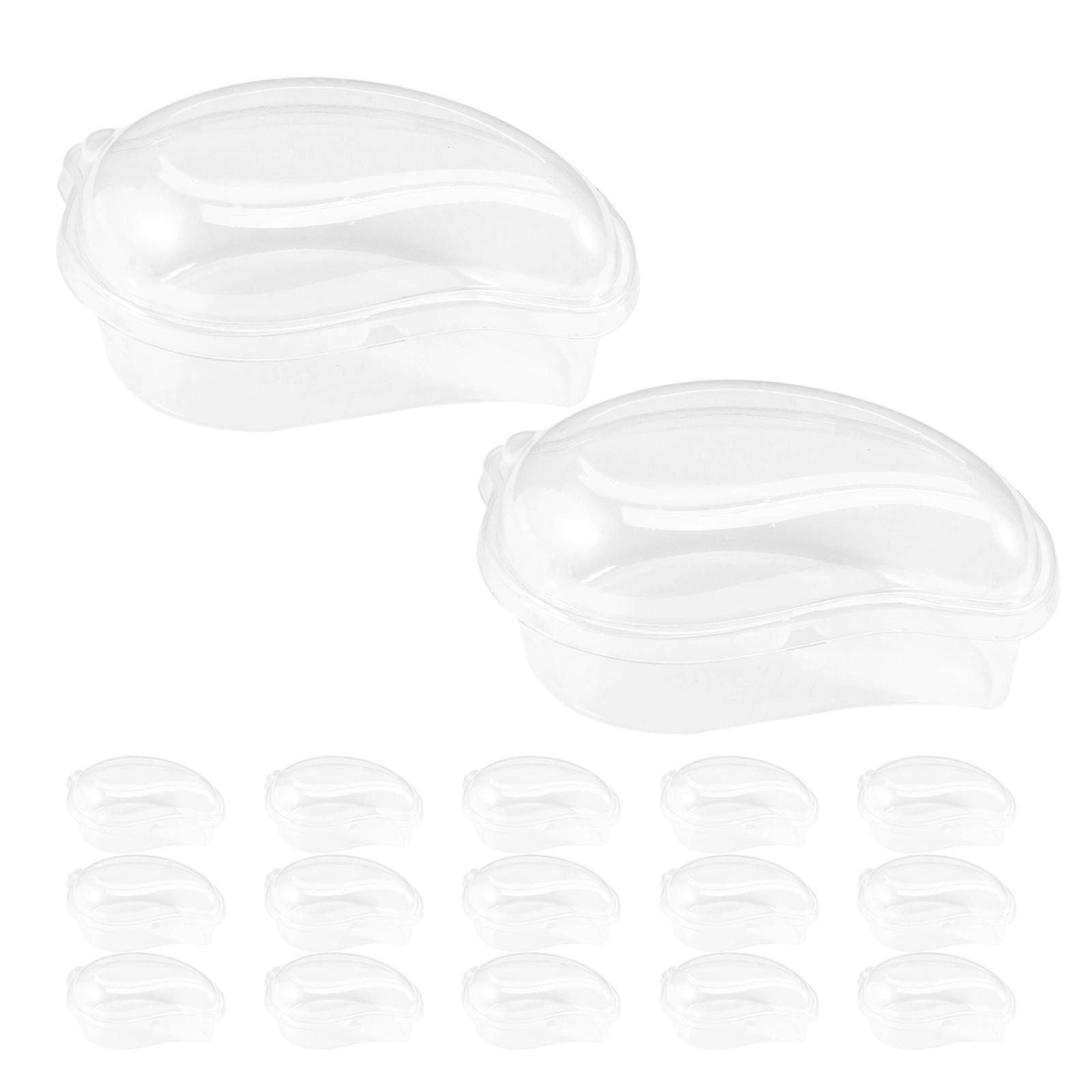 Transparent Packaging Boxes Mango Shaped Cake Container for 50Pcs Usage