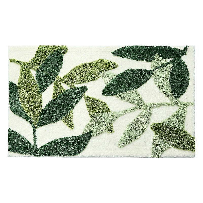 Anti-Slip Bath Mat Thick Soft Quick Dry Polyester Machine Washable Rug