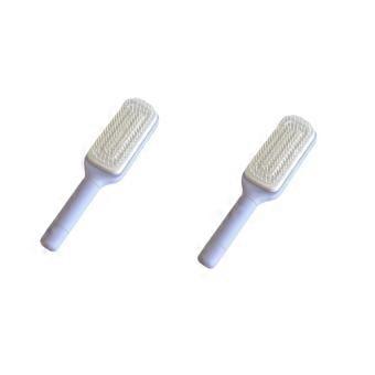 Retractable Hair Brush with OneTouch Hair Cleaning, Soft Detangling Bristles and Gentle Scalp Massage