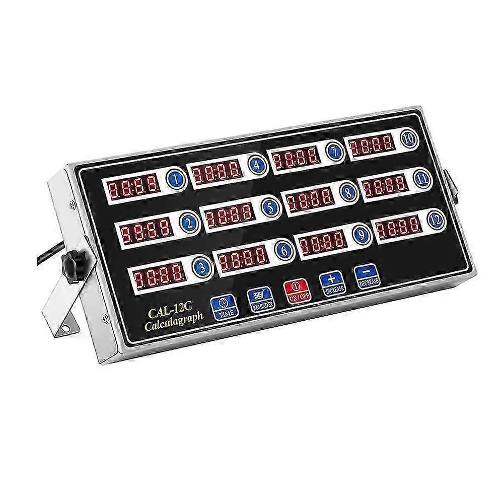12-Channel Professional Kitchen Timer