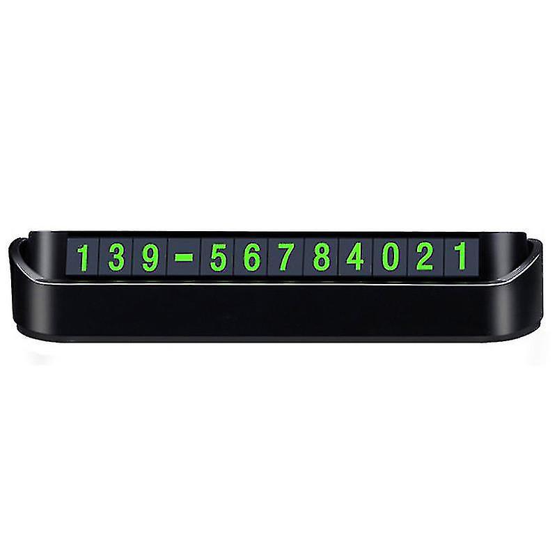 Car Phone Number Card Plate Temporary Parking