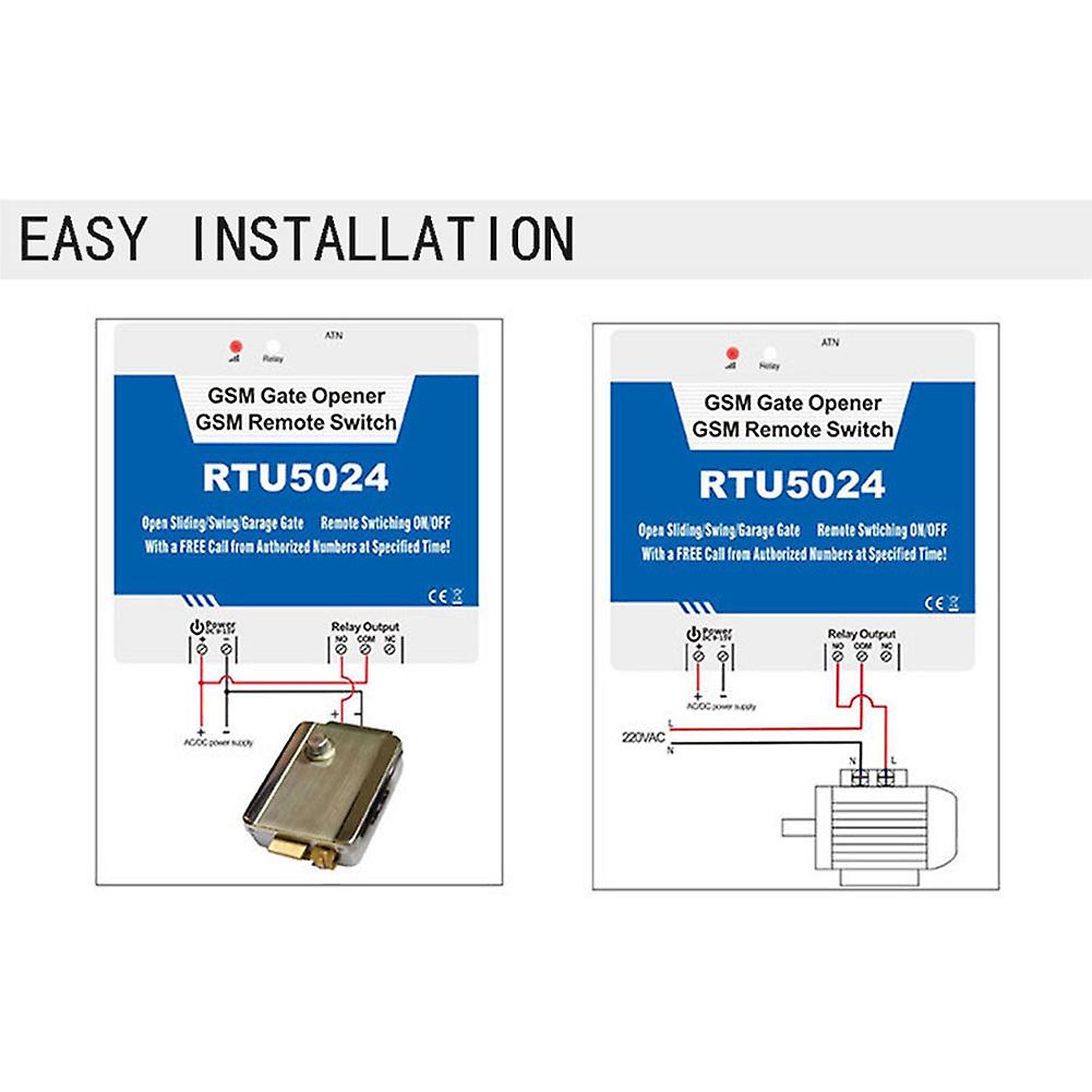 Rtu5024 Gsm Gate Door Opener Relay Switch Mobile Phone Door Remote ...