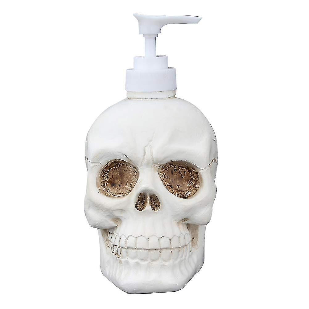 Soap Dispenser Halloween Skull Liquid Soap Pump White