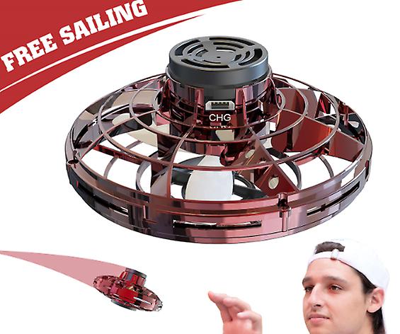 Flying Toy Mini Hand Operated Drones with 360 Degrees Rotating and Shinning LED Lights for Kids Adults