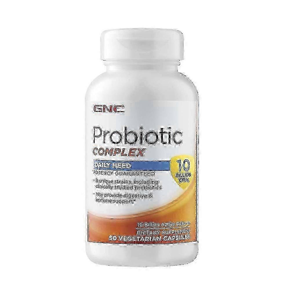 Gnc Probiotic Complex, 10 Billion Cfus, Capsules, 90 Ea