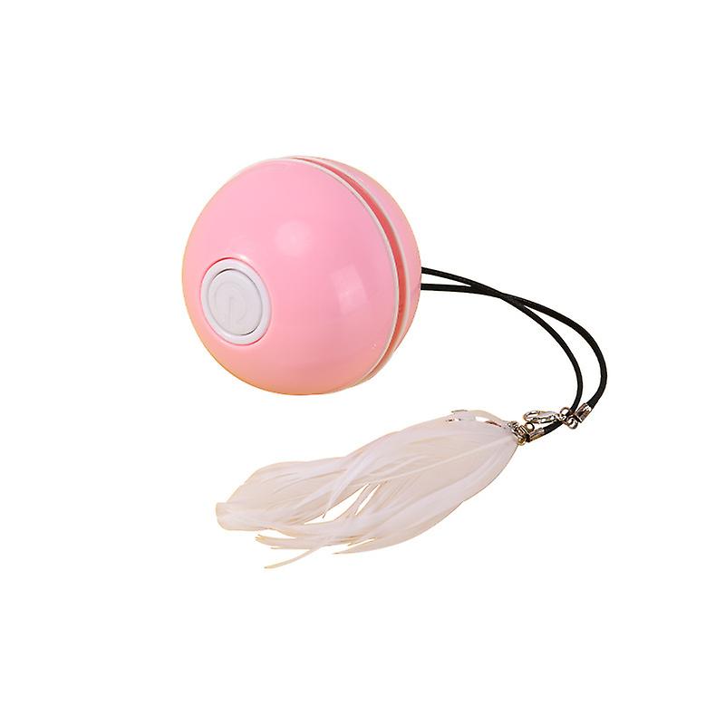 Interactive Cat Ball Toy, Indoor Smart Automatic Moving Ball Puzzle USB Charging