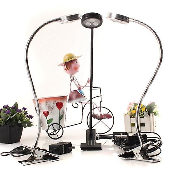 3W Bendable Led Table Lamp With Clip For Bedside, Study, And Reading