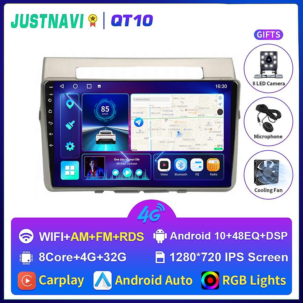 9" Dla Toyota Corolla Verso 2004-2009 Radio samochodowe Audio Multimedia Video Android Auto Carplay Android 10 Nawigacja GPS
