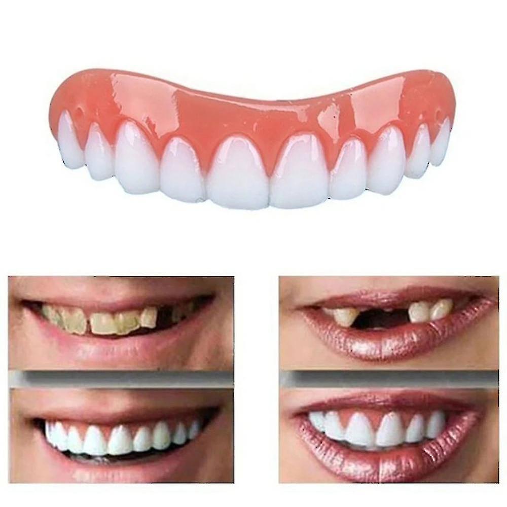 Smile Teeth Veneers Fake Upper Teeth Perfect Laugh Veneers Denture