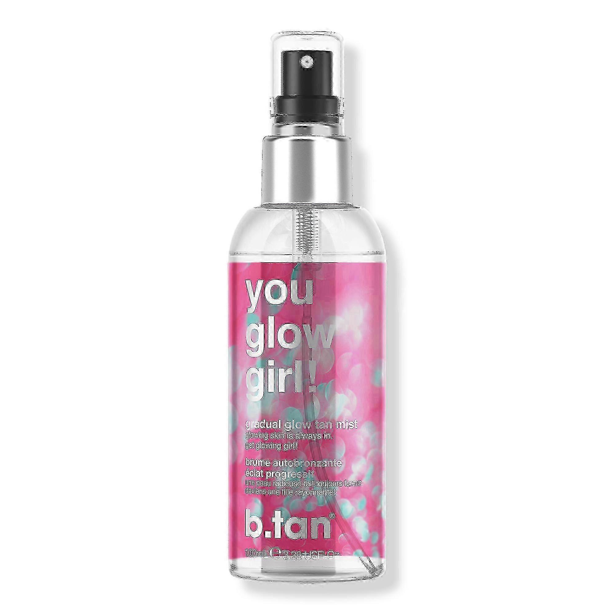 B.tan You Glow Girl! Gradual Glow Tan Mist, 3.3 Oz