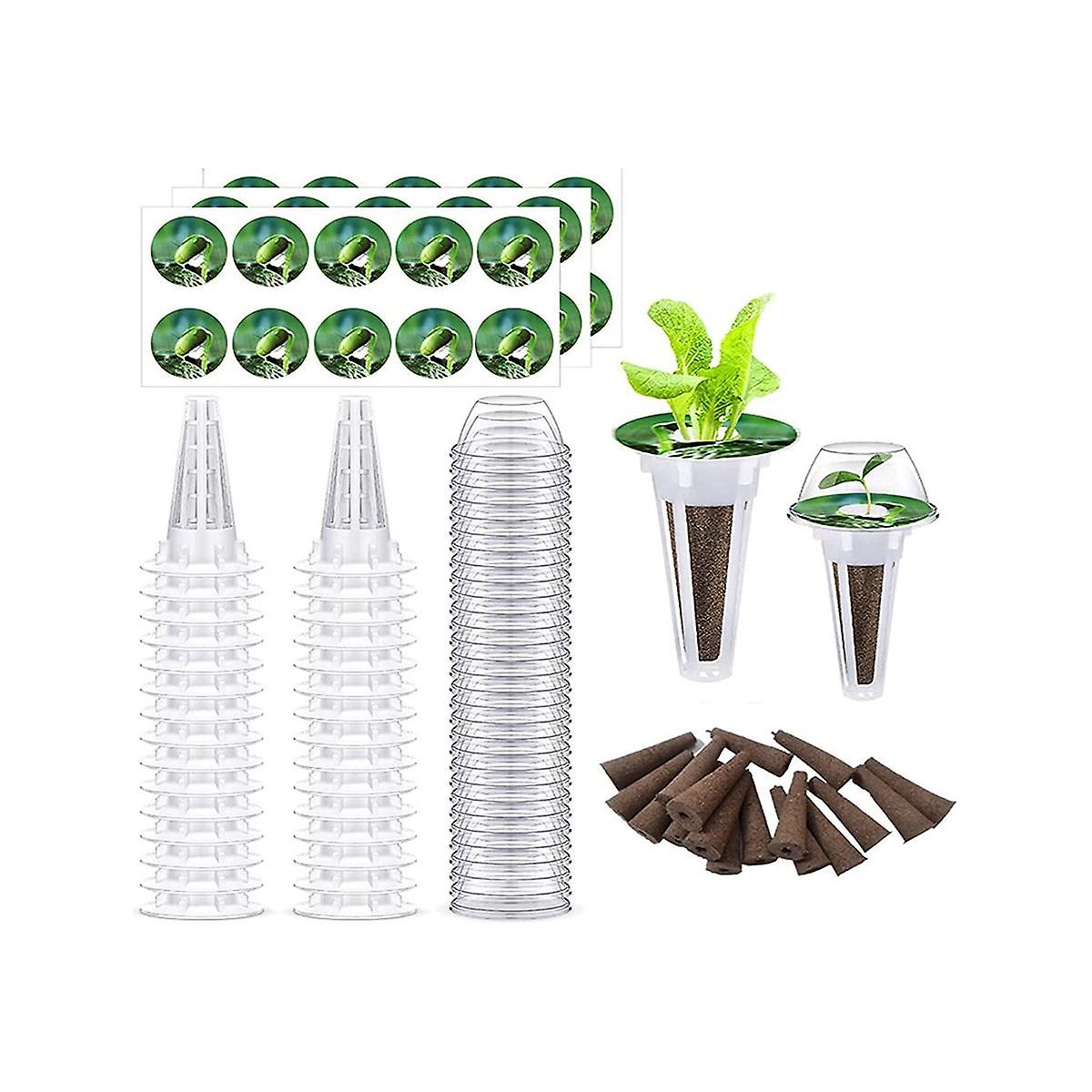24PCS Seed Pod Kit for , Hydroponics Grow Anything Kit Garden Seed Starting System Indoor Hydroponi