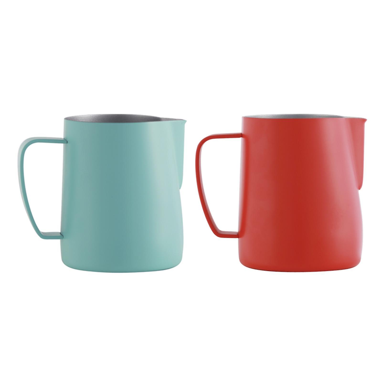 2pc Espresso Lait Moussage Pichet Inoxydable Latte Art Café Pichet