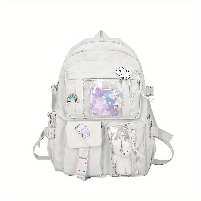 Upgrade Your School Style With Our Waterproof College Backpack - Perfect For High School And College Students With Large Capacity And Thickened Materi