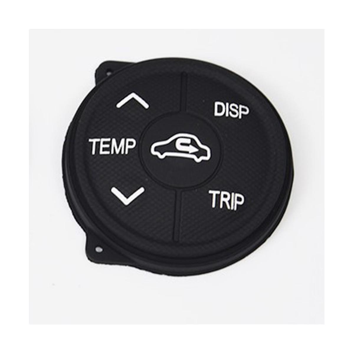 Car Steering Wheel Audio Control Switch Bright Black Frame Trim For Prius 2011-2015 Control Buttons