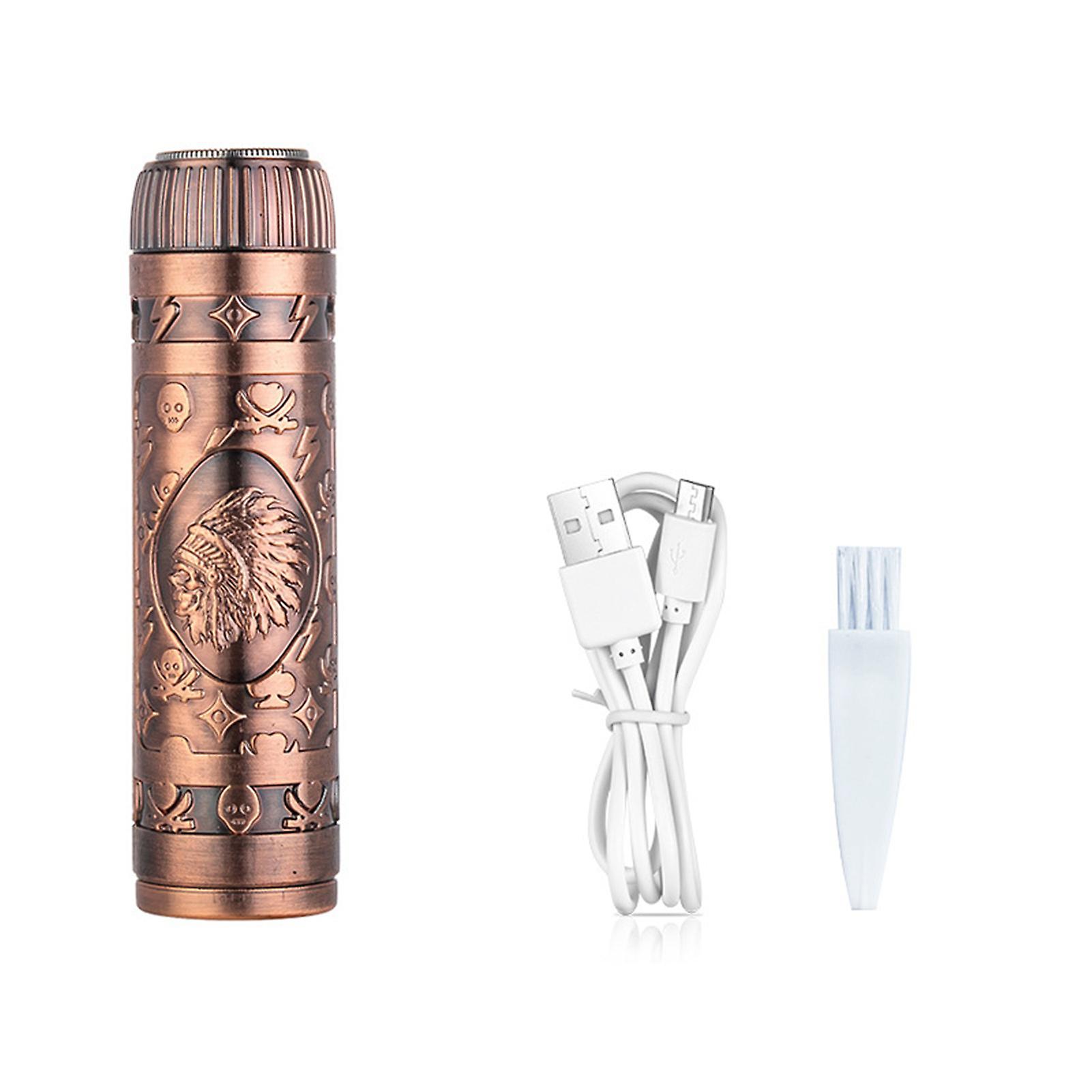 Dual-use Wet And Dry Mini Shaver Detachable Shaver With Fine Pattern For Lover Husband Boyfriend