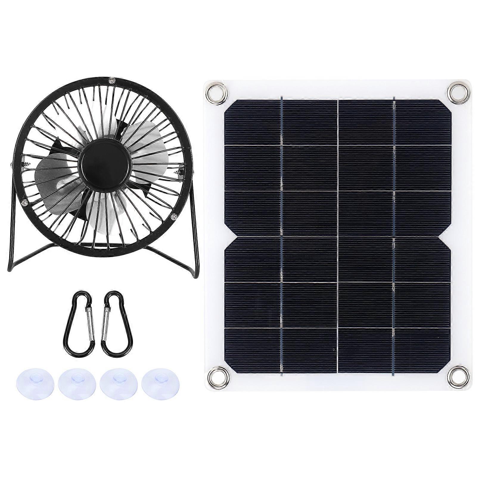 Solar, Panel, Cooling, Fan, Pet, House