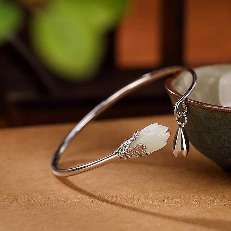 Women's Silver Retro Simple Bracelet
