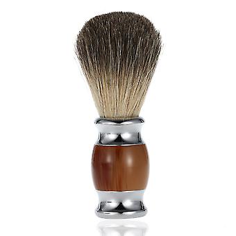 Professional Pure Badger Hair Shaving Brush Resin Handle Barber Salon