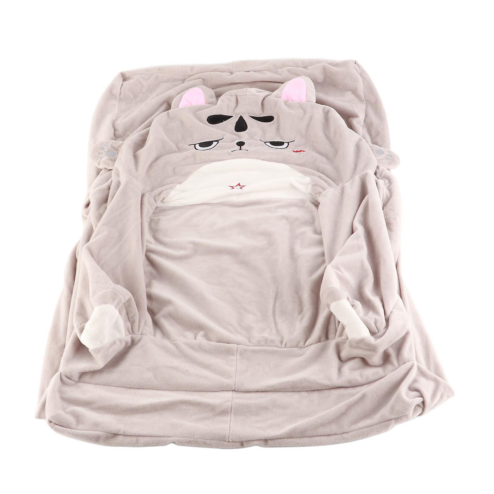 Housse de canapé pliable 2 en 1 pour enfants, motif dessin animé mignon