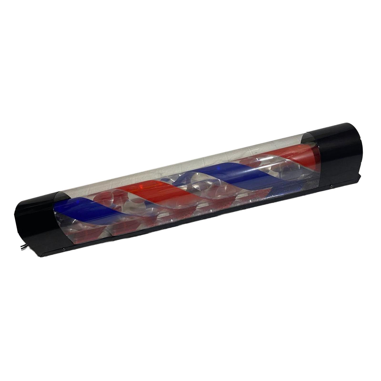 Barber Pole LED Lumière Rotatif Salon Signe Bandes Lumineuses Support Mural Intérieur
