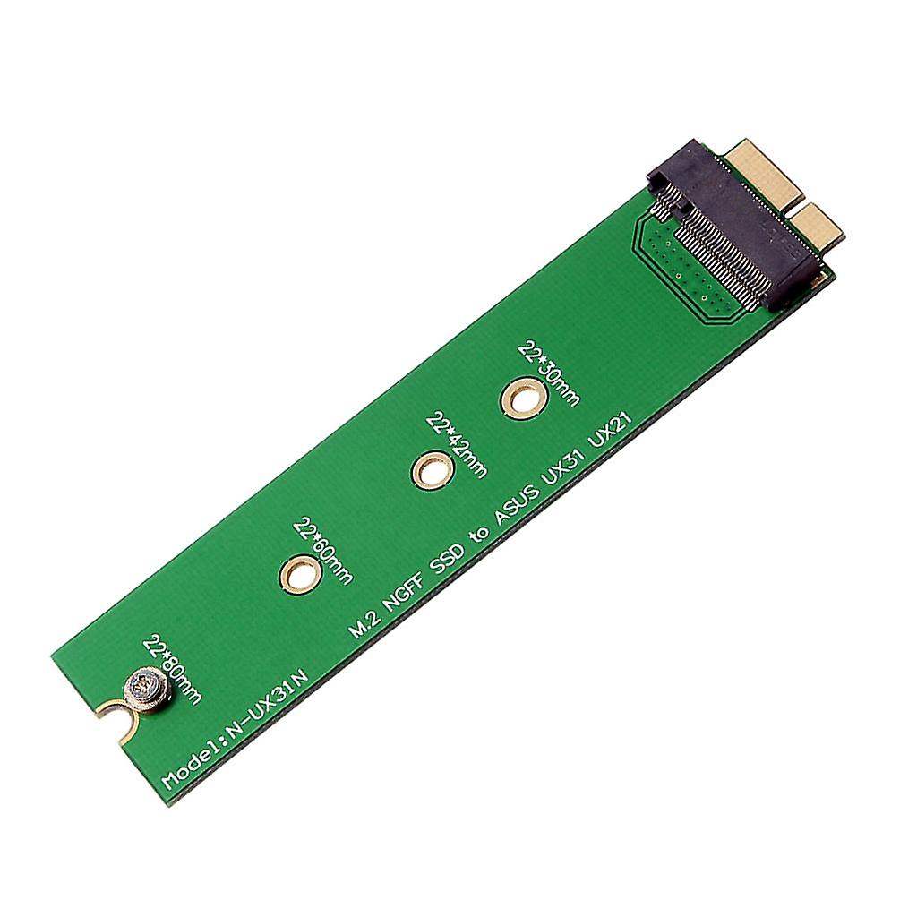 M.2 NGFF B+M Key SSD to 6+12Pin Adapter Card for ASUS UX31 UX21 Laptop