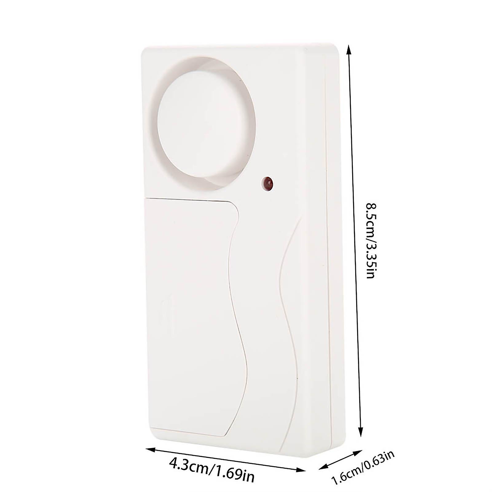 Wireless Door Window Magnetic Sensor Set with Remote, 8.5x4.3x1.6cm White