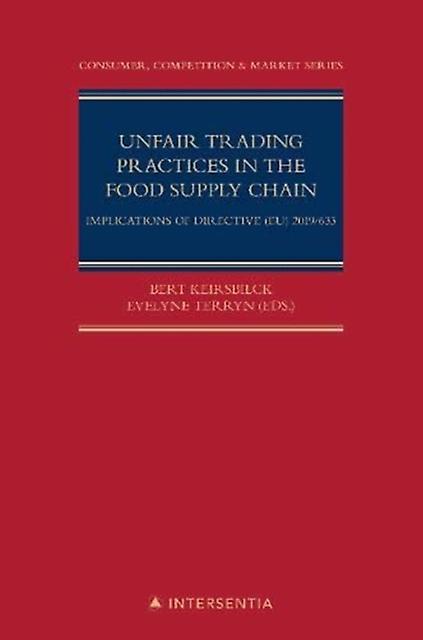 Unfair Trading Practices In The Food Supply Chain Paperback Book