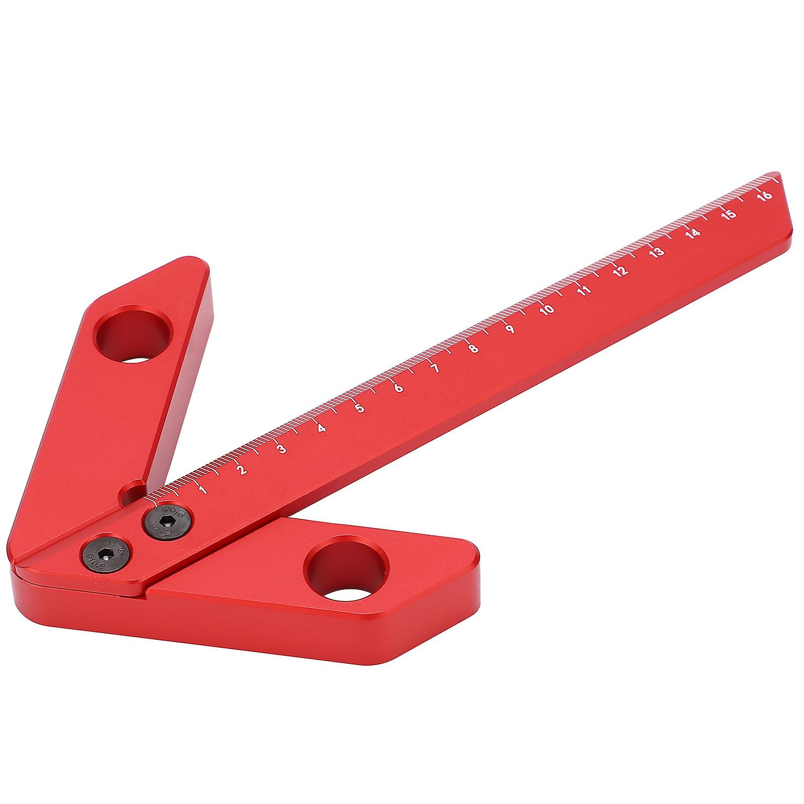 Center Measuring Tool 45/90° Square Line Gauge Center Finder for Woodworking YX‑2