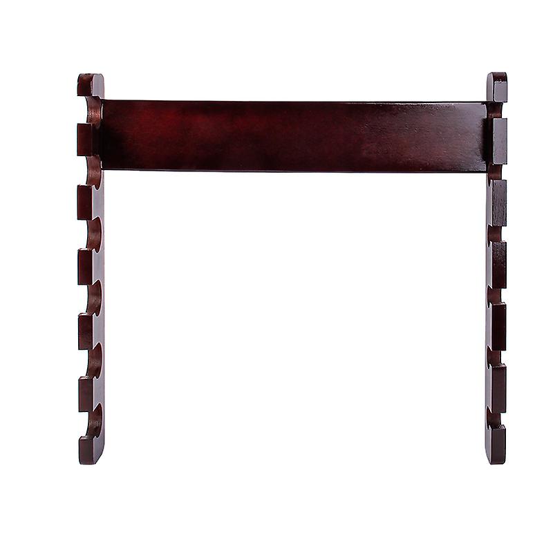 6 Billard-Queue-Rack, moderner Pool-Stick-Halter, wandmontierter horizontaler Holz-Angelrutenhalter