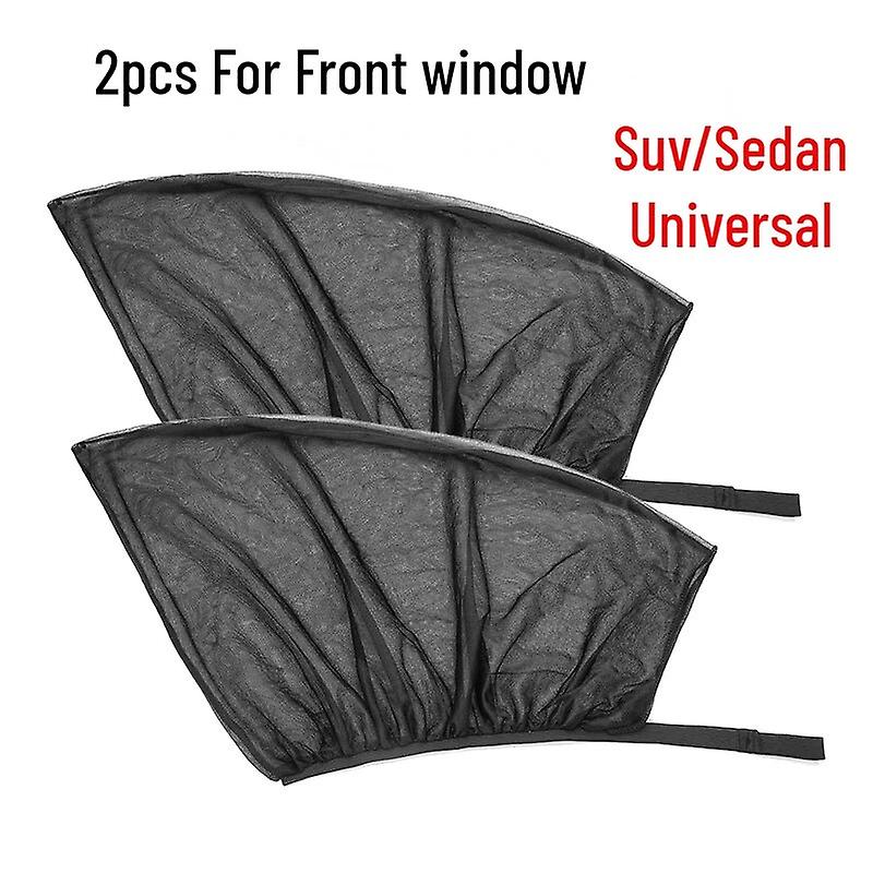 Car Sun Visor Mosquito Net for Summer Side Window Sunshade Mesh Cover Breathable Sun Protection UV Protection Window Curtains~20562