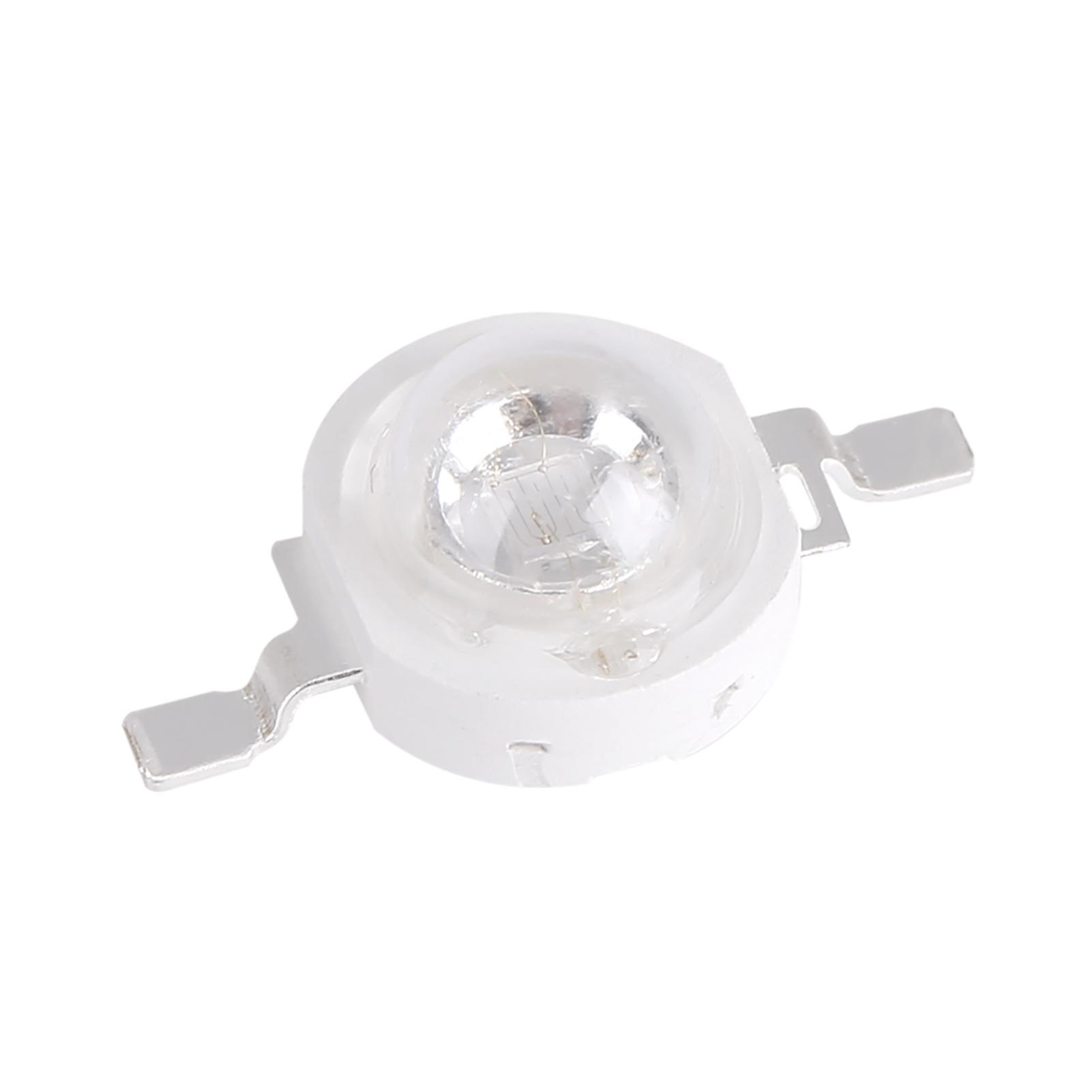 10pcs 3W UV395-400Nm LED Ultraviolet Lamp for Scanner Printer (Red)