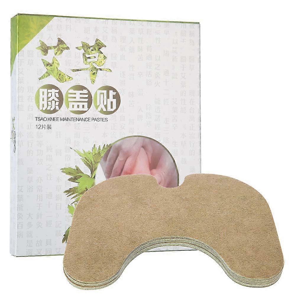 12pcs Box Self heating Pain Relief Patch Moxibustion Sticker Knee Pain Relieve